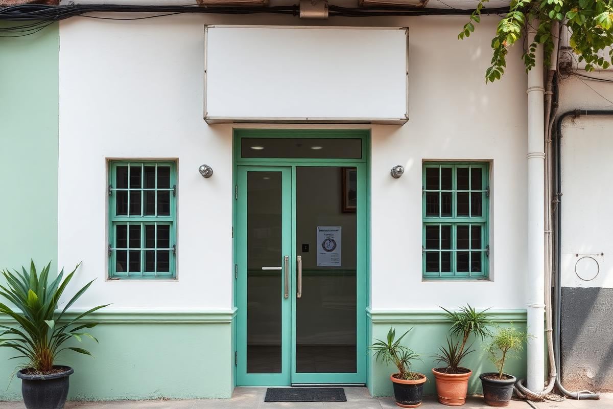 Clinic Entrance at Dr Senthil Child Care Centre